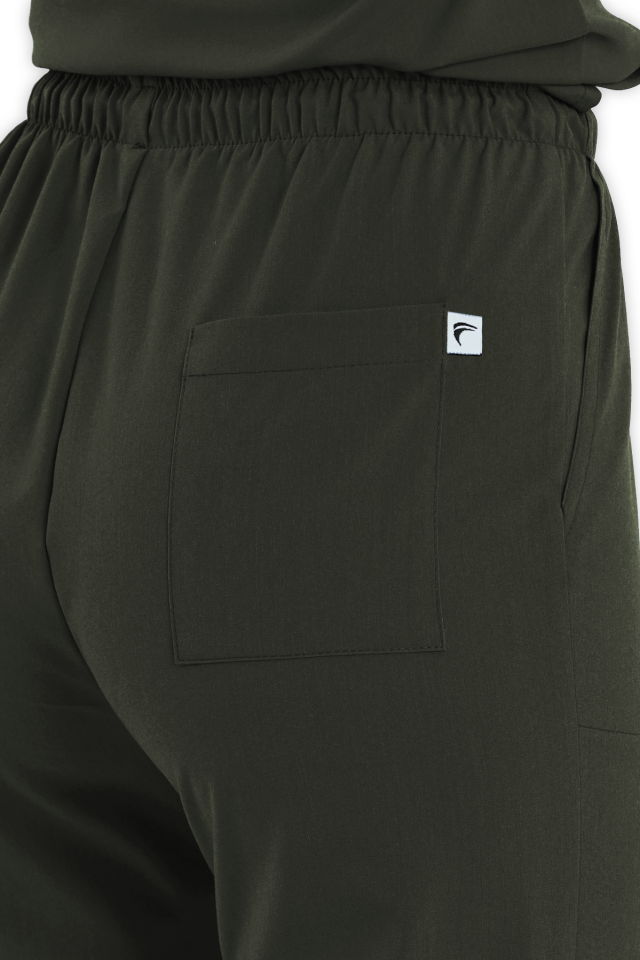 Kadın Haki Scrubs Pantolon