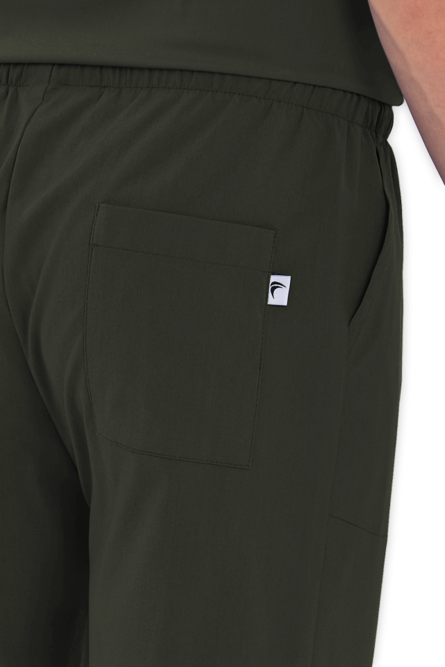 Erkek Haki Scrubs Pantolon