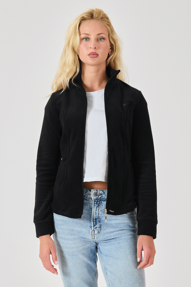 Feliplini Kadın Polar Ceket - Siyah