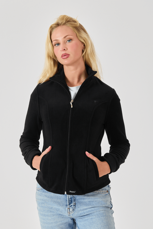Feliplini Kadın Polar Ceket - Siyah