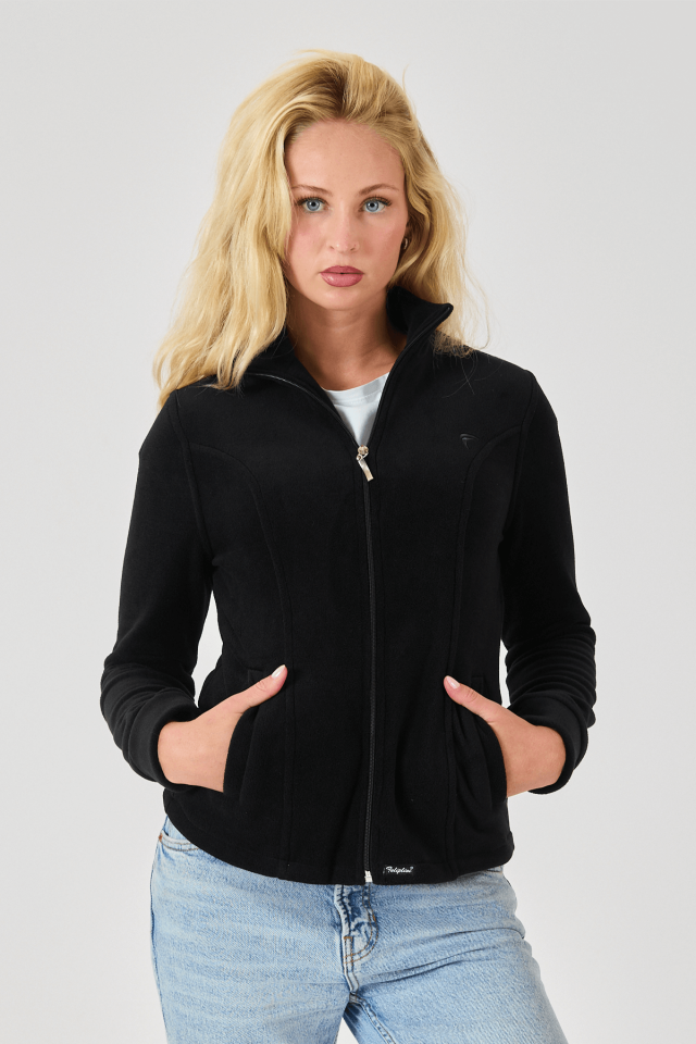 Feliplini Kadın Polar Ceket - Siyah