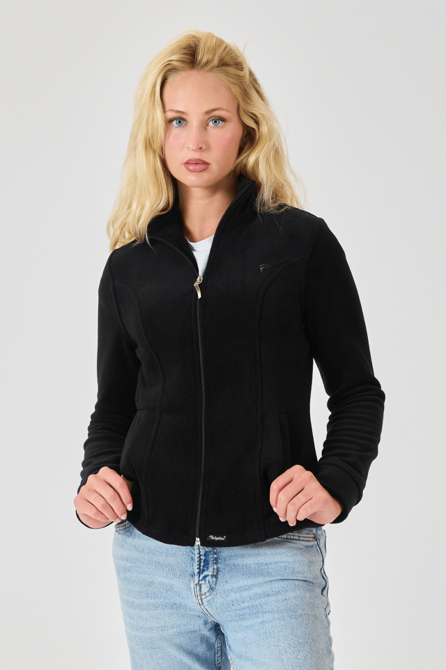 Feliplini Kadın Polar Ceket - Siyah