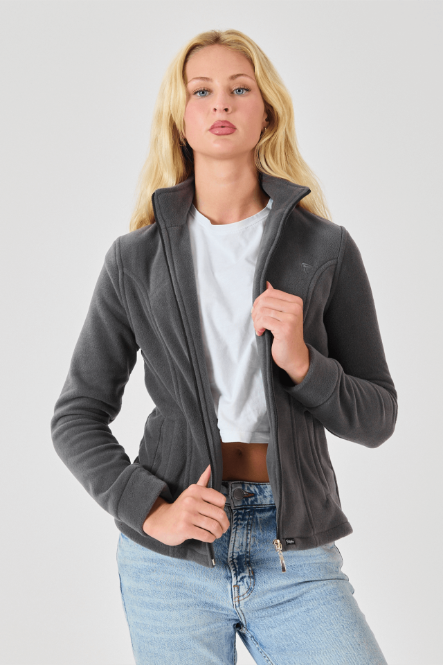 Feliplini Kadın Polar Ceket - Antrasit