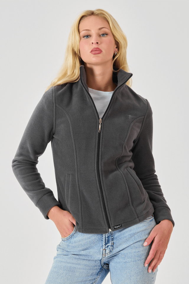 Feliplini Kadın Polar Ceket - Antrasit