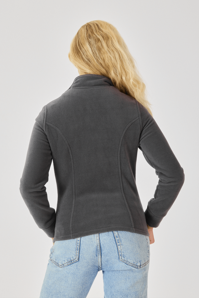 Feliplini Kadın Polar Ceket - Antrasit