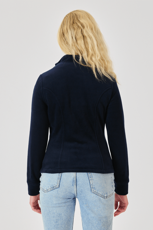 Feliplini Kadın Polar Ceket - Lacivert