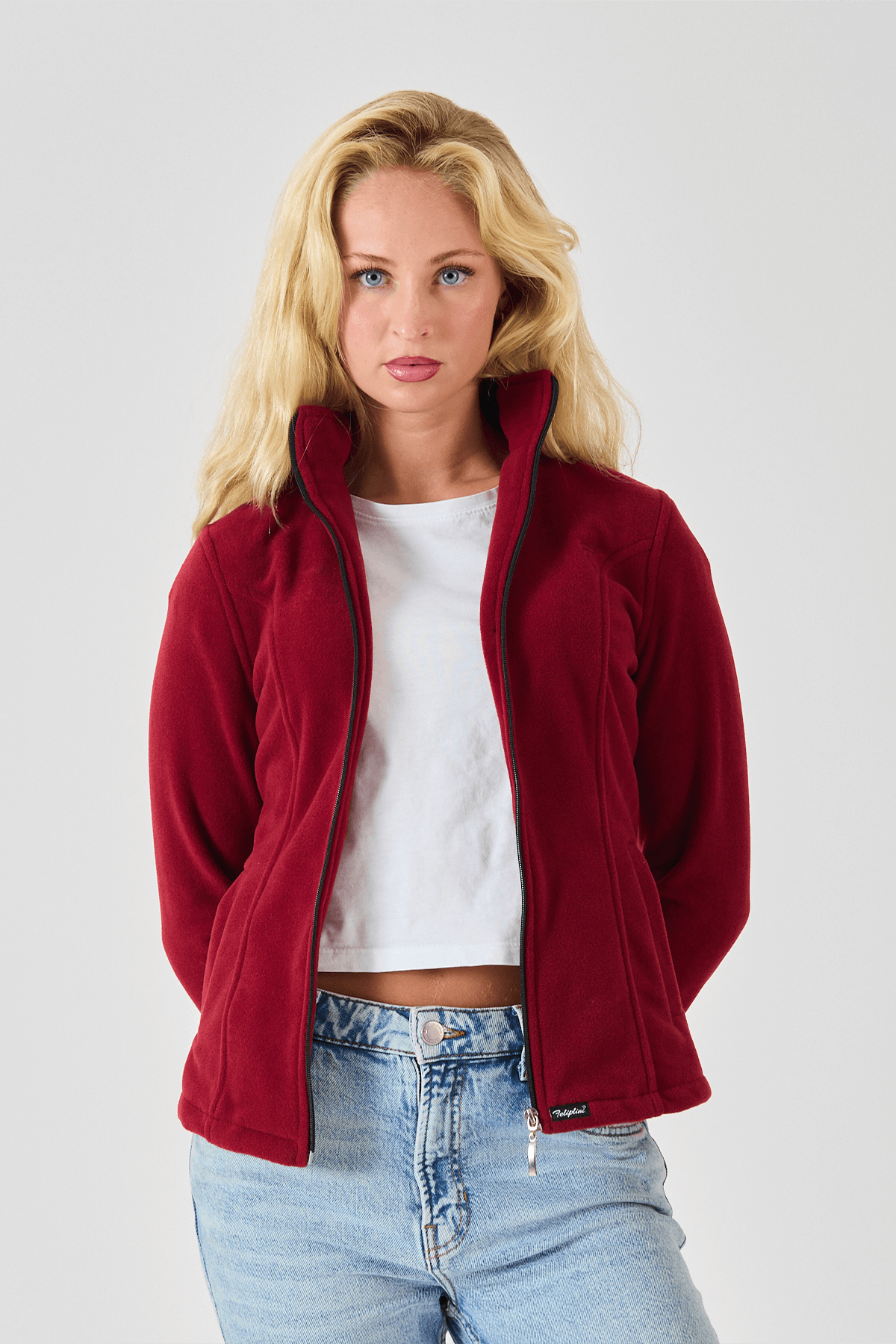 Feliplini Kadın Polar Ceket - Bordo