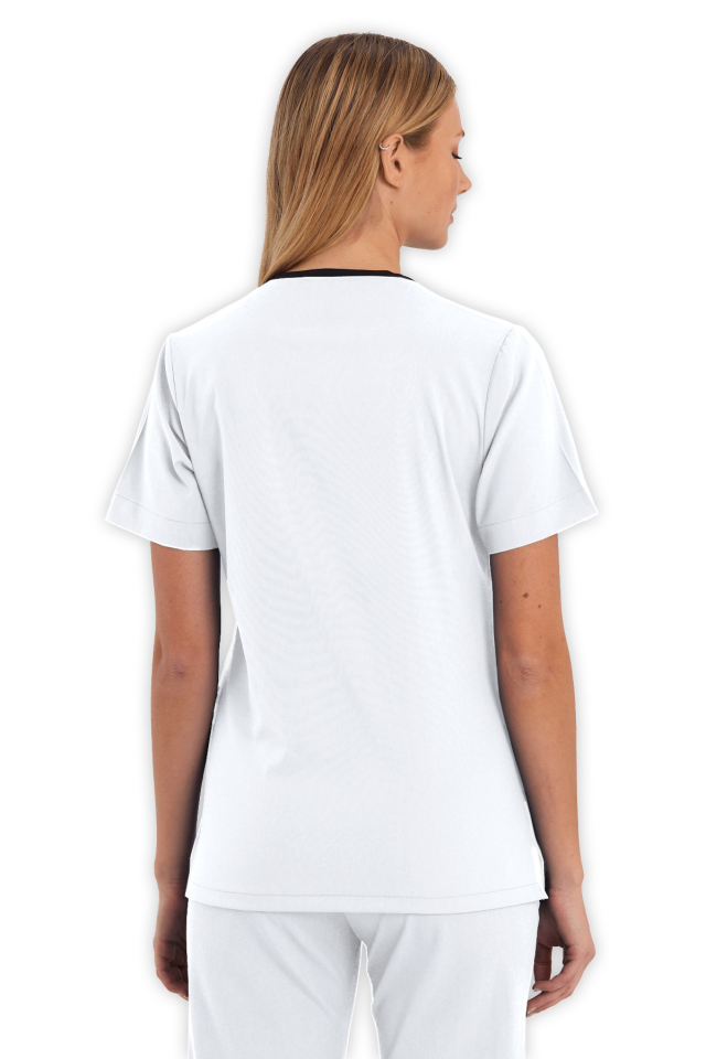 Kadın Beyaz Scrubs Üst