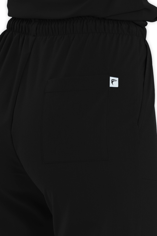 Kadın Siyah Scrubs Pantolon