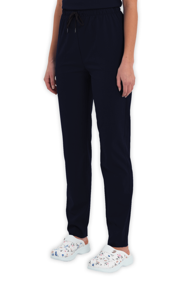 Kadın Lacivert Scrubs Pantolon