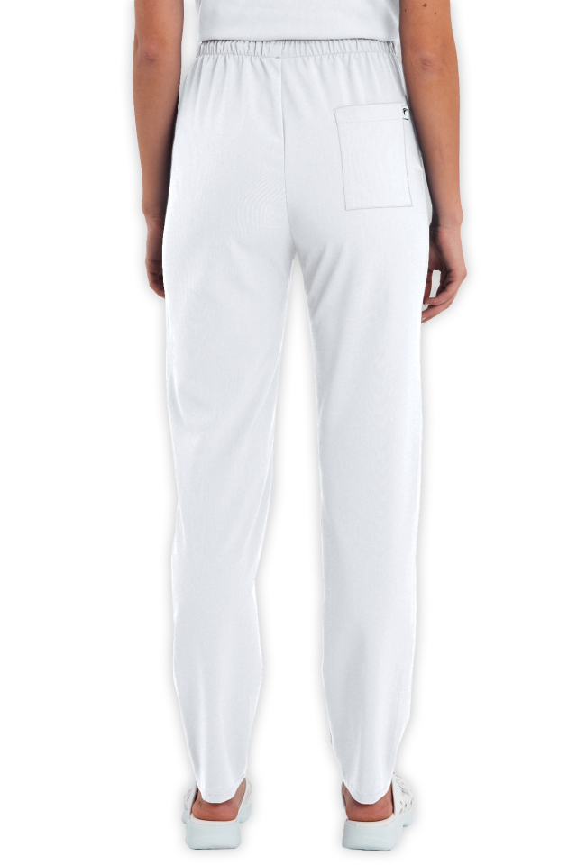 Kadın Beyaz Scrubs Pantolon