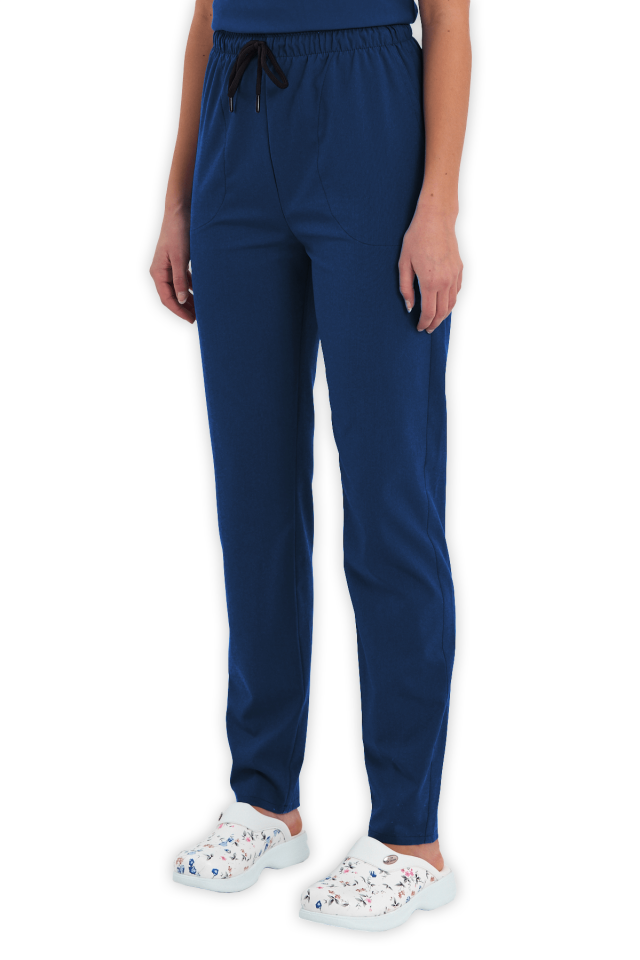 Kadın Petrol Mavisi Scrubs Pantolon