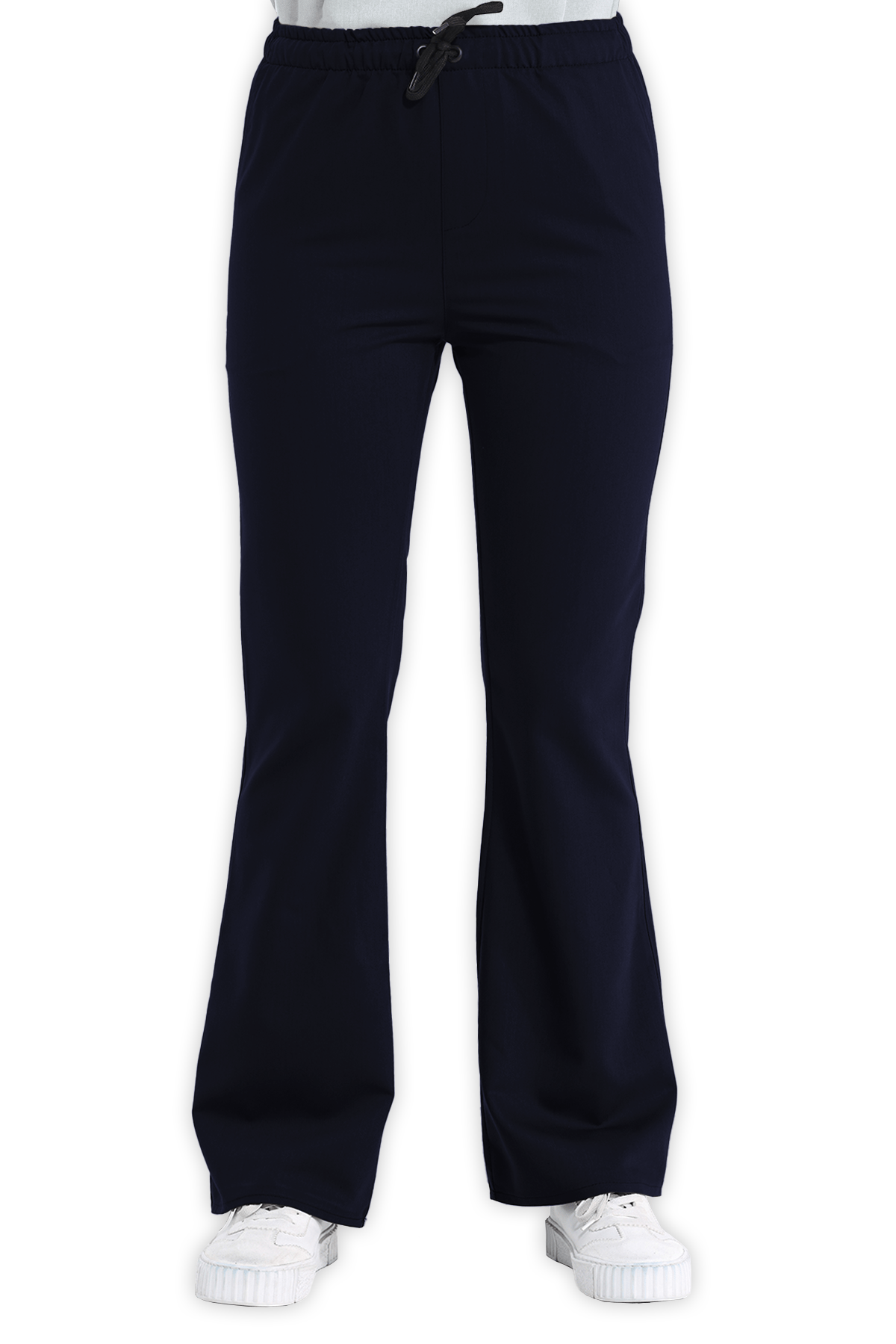 İspanyol Paça Lacivert Scrubs Pantolon