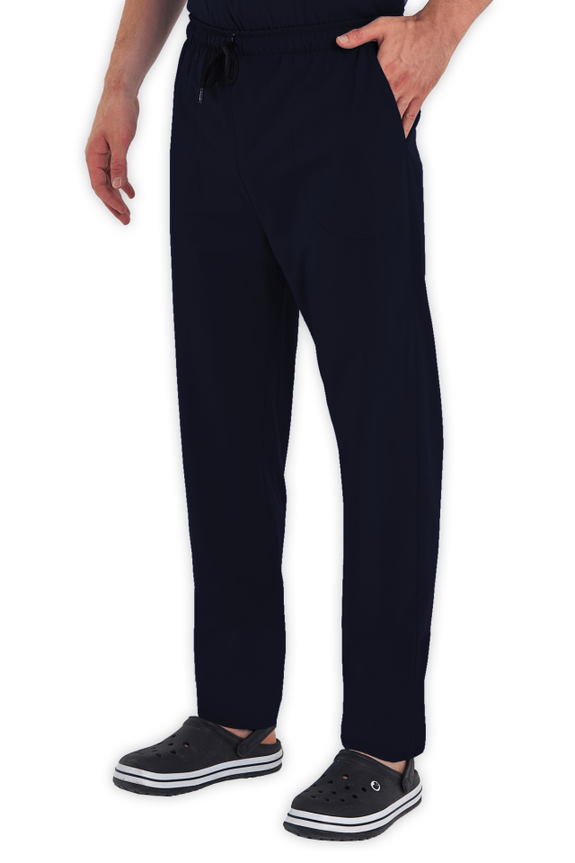 Erkek Lacivert Scrubs Pantolon
