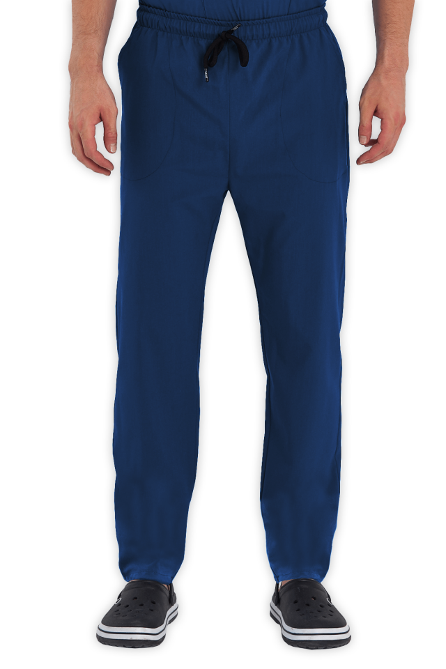 Erkek Petrol Mavisi Scrubs Pantolon